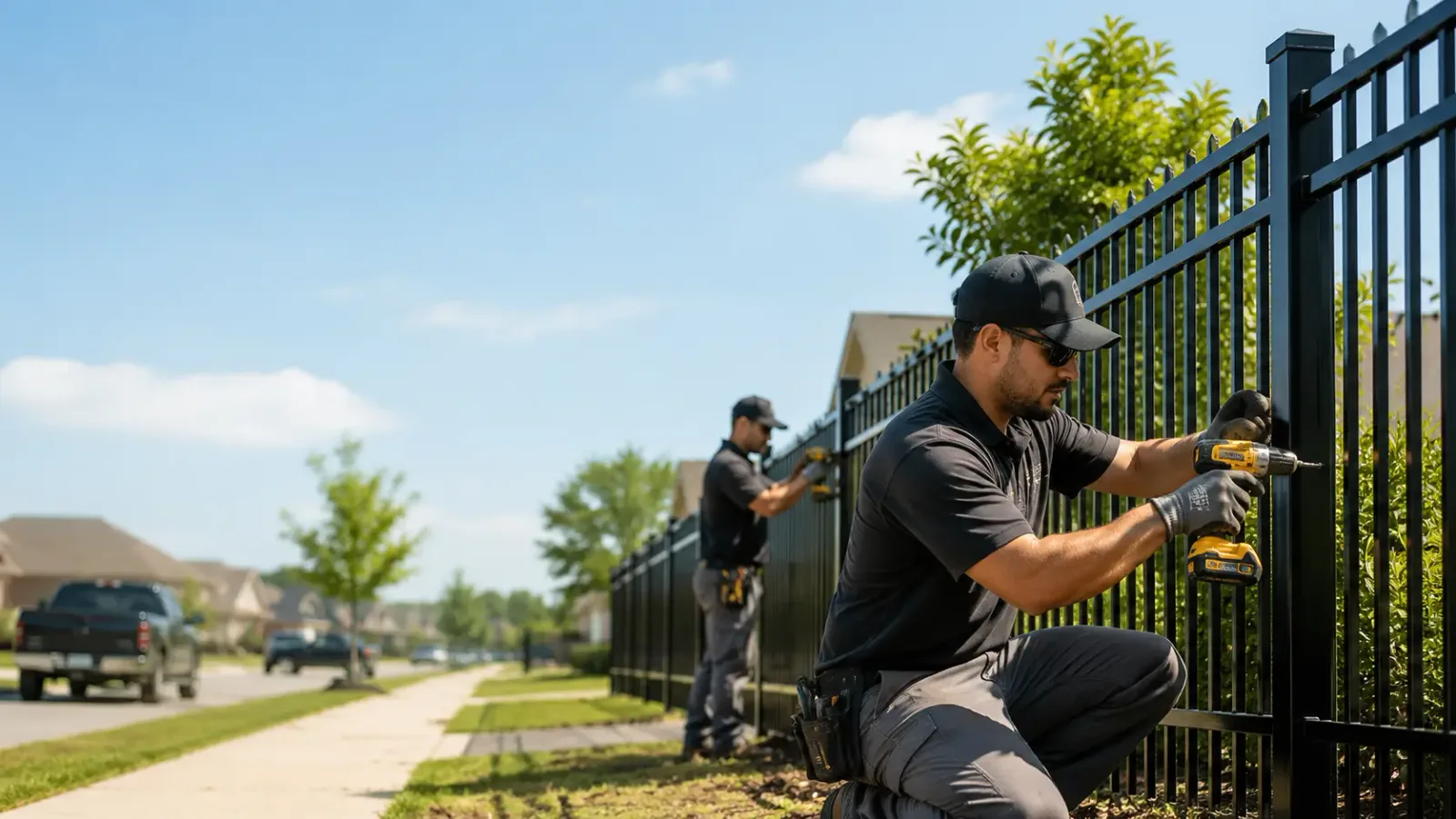 Metal Fence Installation in Pratts, VA
